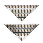 Queen Of Spades Pattern Print Dog Bandana