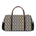 Queen Of Spades Pattern Print Duffel Bag
