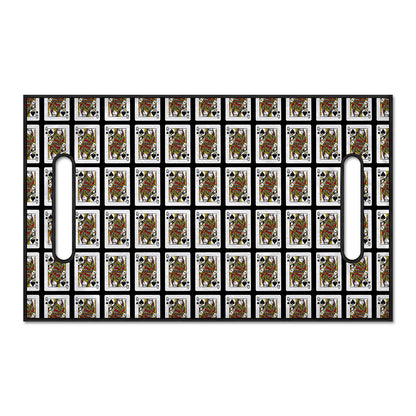 Queen Of Spades Pattern Print Golf Cart Seat Cover