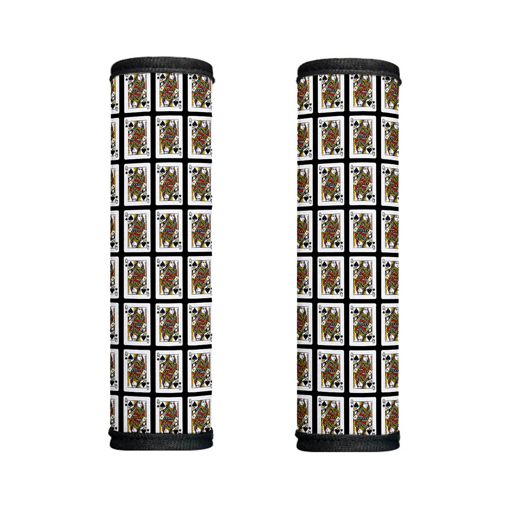 Queen Of Spades Pattern Print Handle Covers