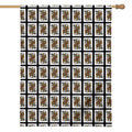Queen Of Spades Pattern Print House Flag
