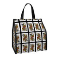 Queen Of Spades Pattern Print Insulated Lunch Tote