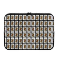Queen Of Spades Pattern Print Laptop Sleeve