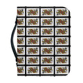 Queen Of Spades Pattern Print Leather Bible Cover