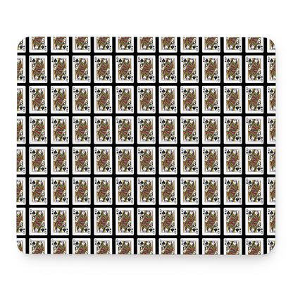Queen Of Spades Pattern Print Mouse Pad