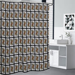Queen Of Spades Pattern Print Premium Shower Curtain