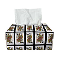 Queen Of Spades Pattern Print Rectangle Tissue Box Cover
