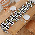 Queen Of Spades Pattern Print Table Runner
