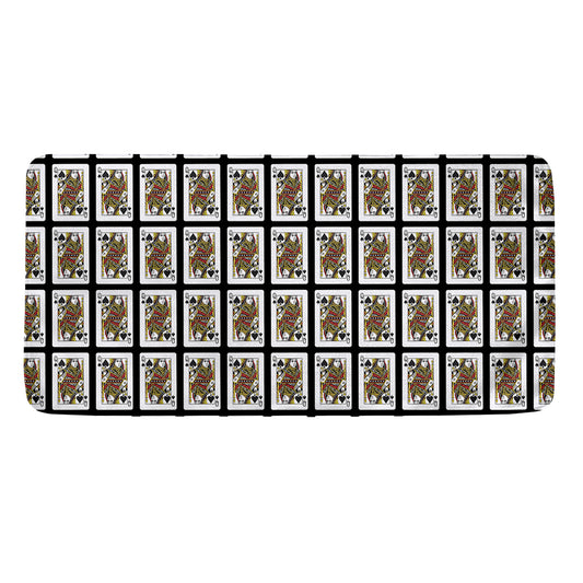 Queen Of Spades Pattern Print Towel