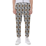 Queen Of Spades Playing Card Pattern Print Scuba Joggers