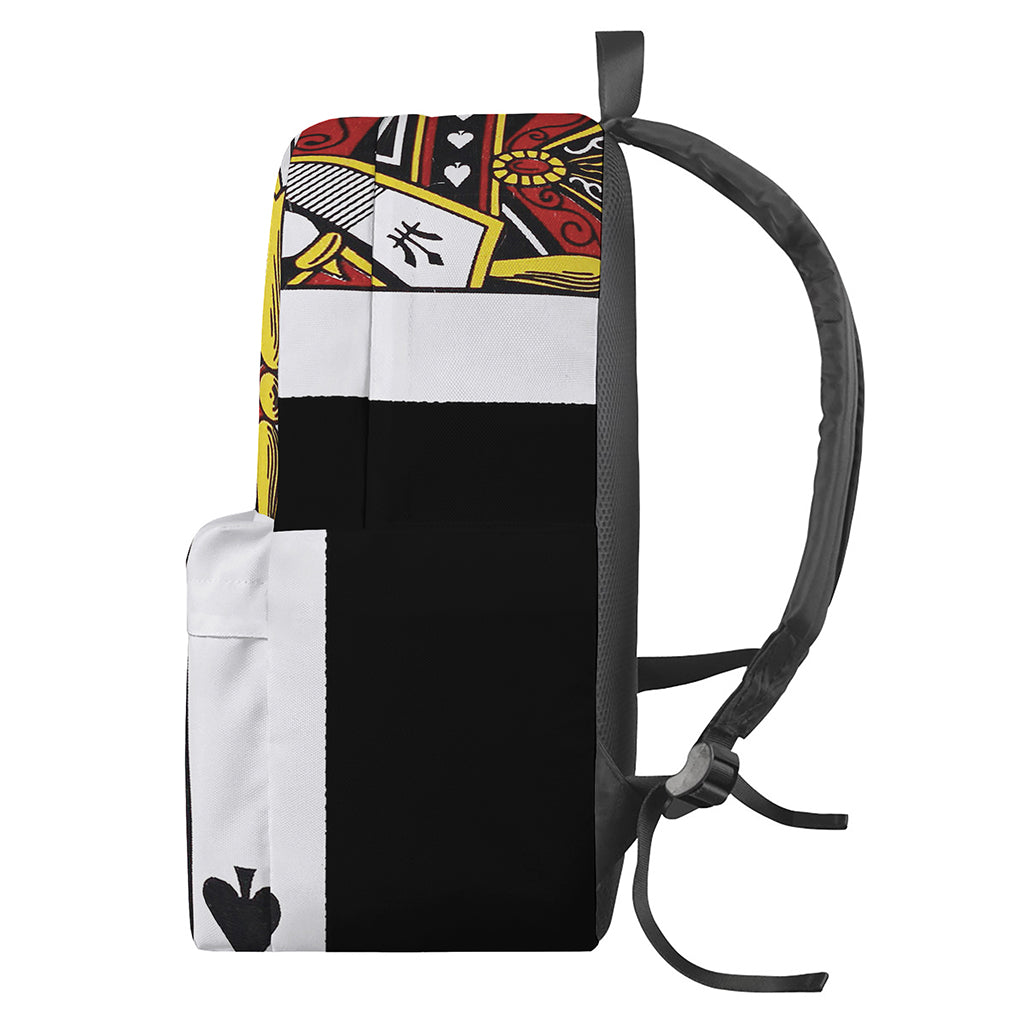 Queen Of Spades Playing Card Print Backpack