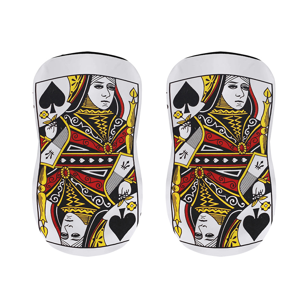 Queen Of Spades Playing Card Print Bar Stool Covers