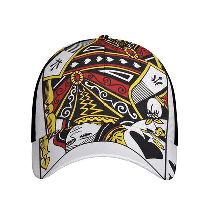 Queen Of Spades Playing Card Print Baseball Cap