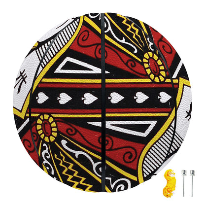 Queen Of Spades Playing Card Print Basketball