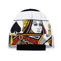 Queen Of Spades Playing Card Print Beanie