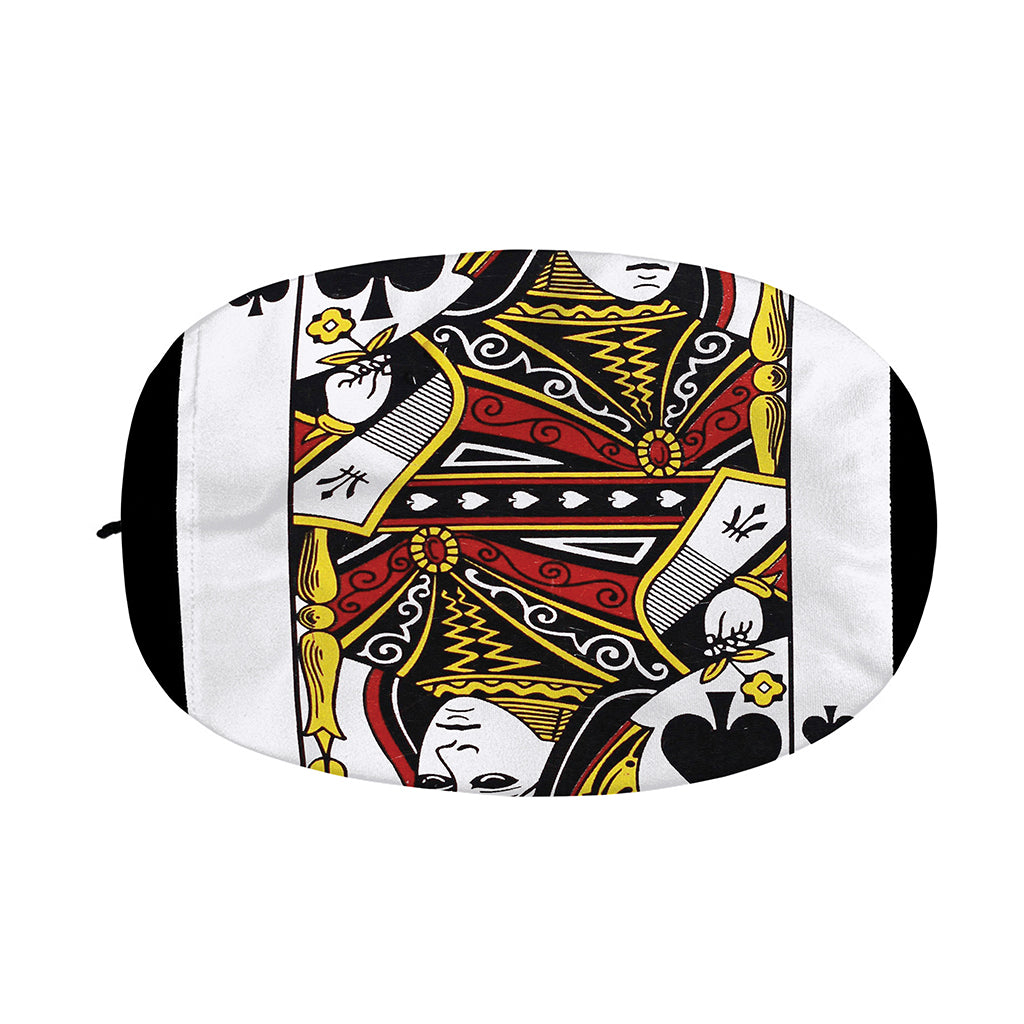 Queen Of Spades Playing Card Print Car Side Mirror Covers