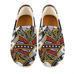 Queen Of Spades Playing Card Print Casual Shoes