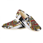 Queen Of Spades Playing Card Print Casual Shoes