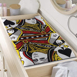 Queen Of Spades Playing Card Print Changing Pad Cover