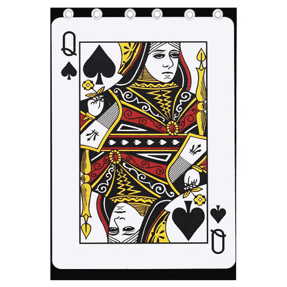Queen Of Spades Playing Card Print Curtain