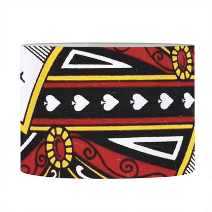 Queen Of Spades Playing Card Print Drum Lamp Shade