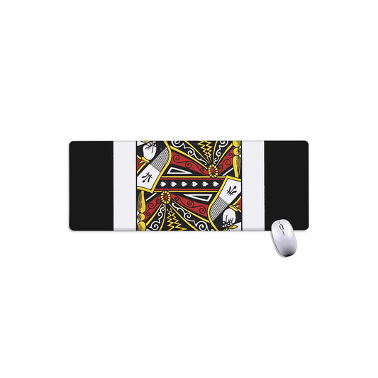 Queen Of Spades Playing Card Print Extended Mouse Pad