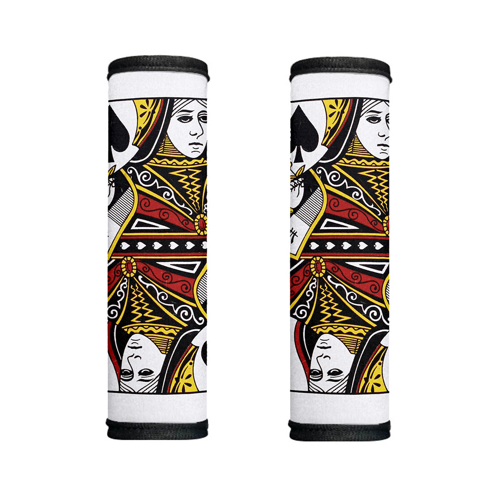 Queen Of Spades Playing Card Print Handle Covers
