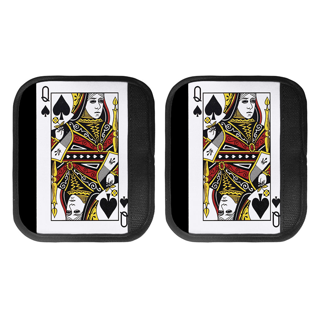 Queen Of Spades Playing Card Print Handle Covers