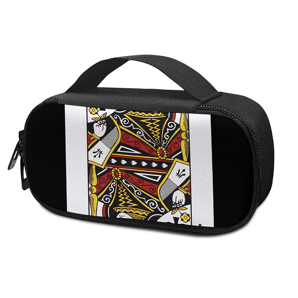 Queen Of Spades Playing Card Print Insulin Cooler Travel Case