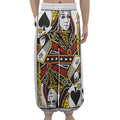 Queen Of Spades Playing Card Print Lantern Pants