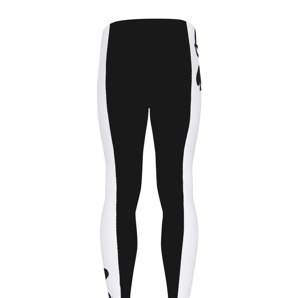 Queen Of Spades Playing Card Print Men's leggings