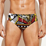 Queen Of Spades Playing Card Print Men's Swim Briefs