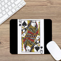 Queen Of Spades Playing Card Print Mouse Pad