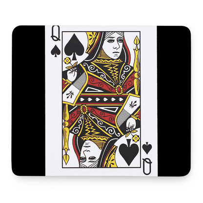 Queen Of Spades Playing Card Print Mouse Pad