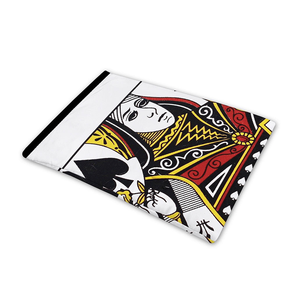 Queen Of Spades Playing Card Print Pet Cooling Mat Cover