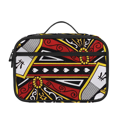 Queen Of Spades Playing Card Print Portable Lunch Bag