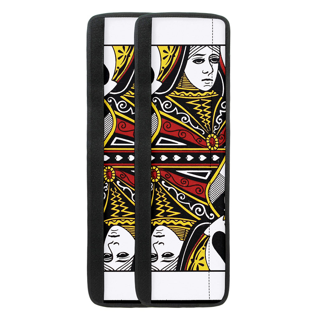 Queen Of Spades Playing Card Print Refrigerator Handle Covers