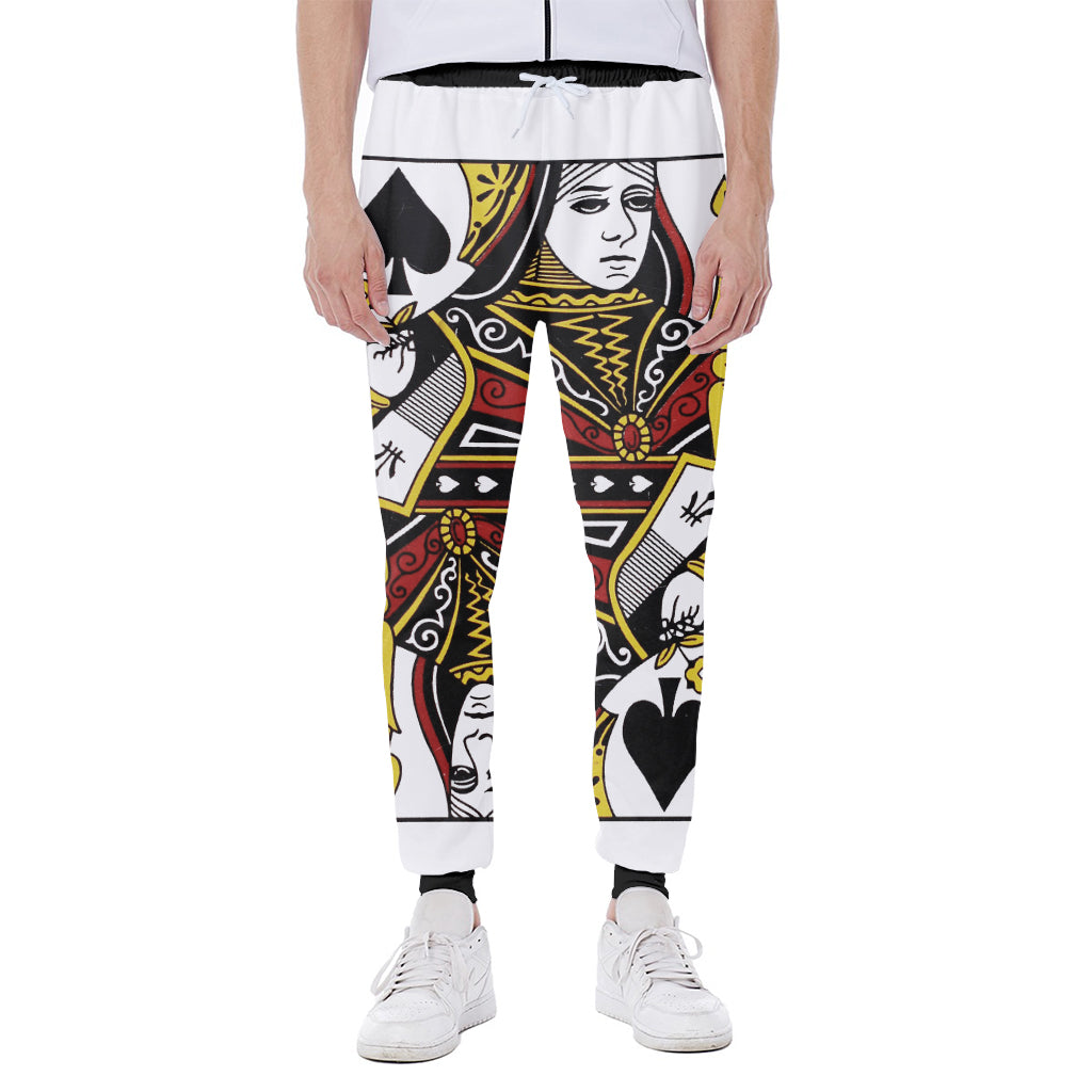 Queen Of Spades Playing Card Print Scuba Joggers