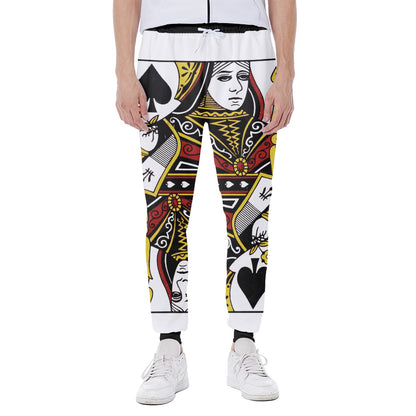 Queen Of Spades Playing Card Print Scuba Joggers