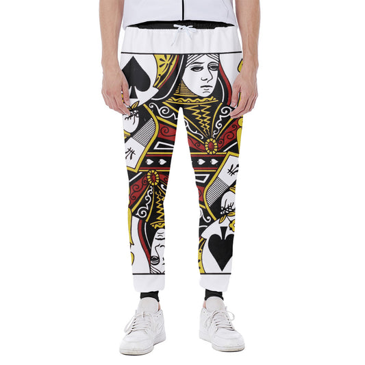 Queen Of Spades Playing Card Print Scuba Joggers