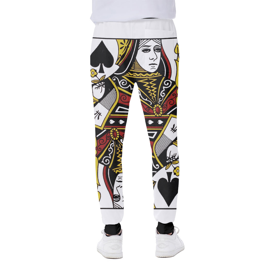 Queen Of Spades Playing Card Print Scuba Joggers