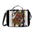 Queen Of Spades Playing Card Print Shoulder Strap Bible Bag