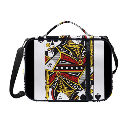 Queen Of Spades Playing Card Print Shoulder Strap Bible Bag