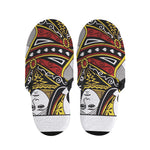 Queen Of Spades Playing Card Print Slippers