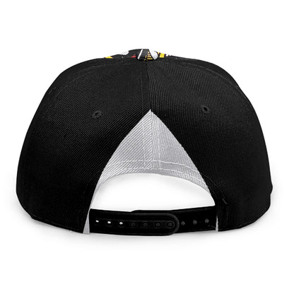 Queen Of Spades Playing Card Print Snapback Cap