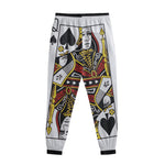 Queen Of Spades Playing Card Print Sweatpants