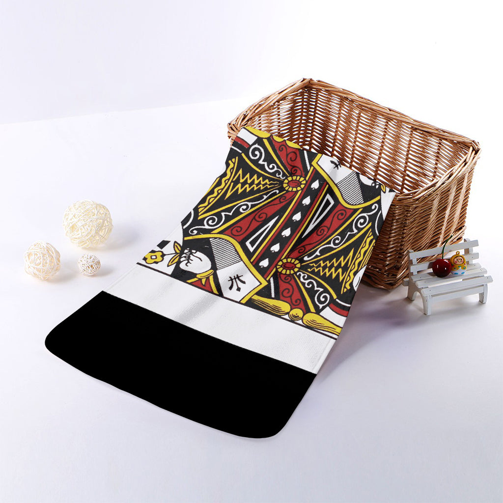 Queen Of Spades Playing Card Print Towel