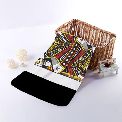 Queen Of Spades Playing Card Print Towel