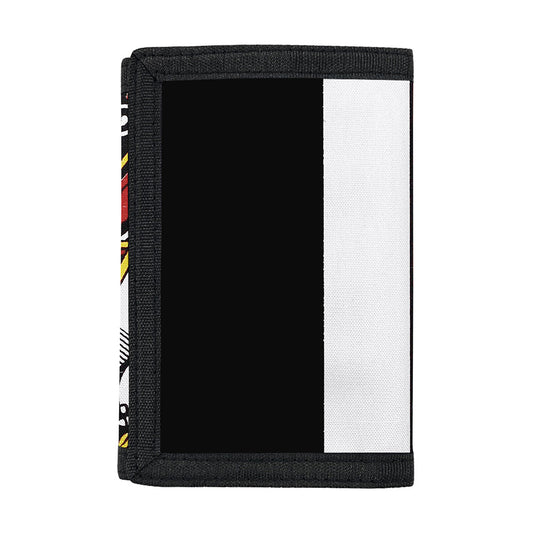 Queen Of Spades Playing Card Print Trifold Wallet