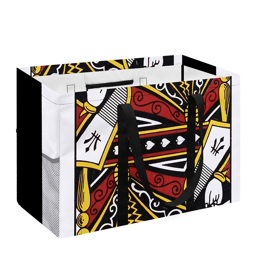 Queen Of Spades Playing Card Print Utility Tote Bag